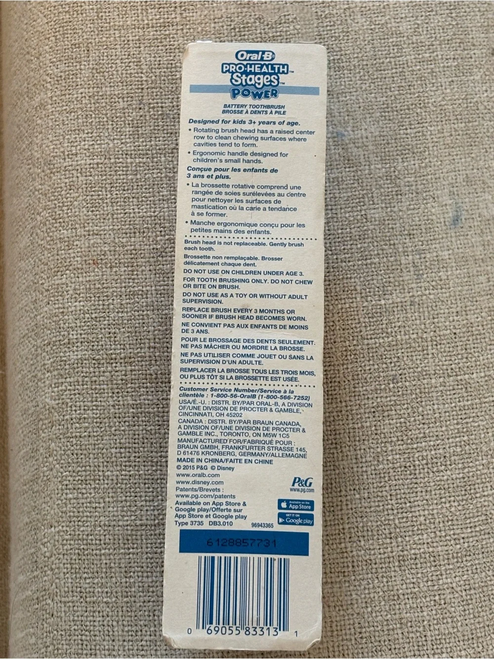 Oral-B Pro-Health Stages Power Disney Princess Battery Toothbrush